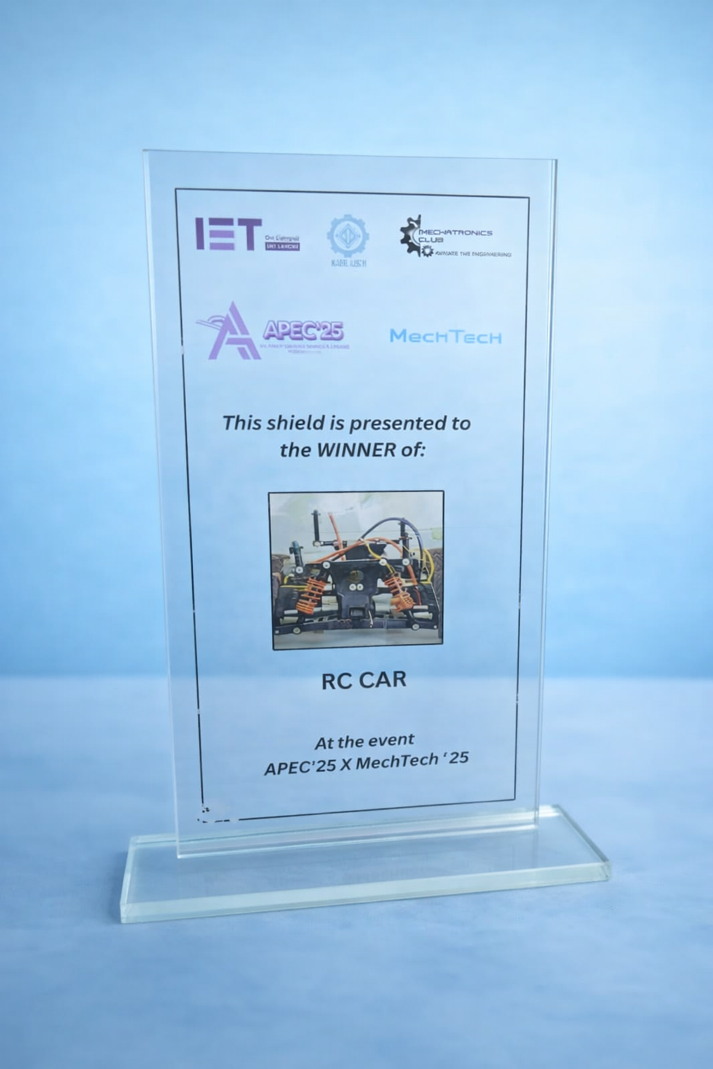 APEC '25 x MechTech '25 – Winner (RC Car)